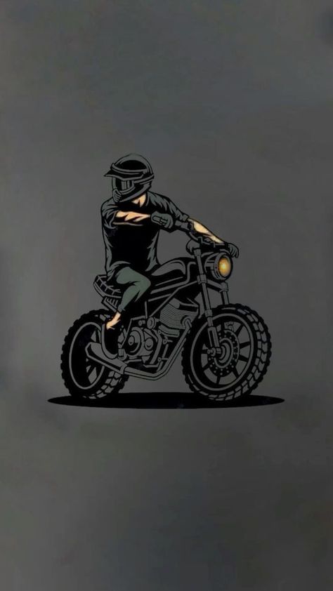 Motorbike Illustration, Just Do It Wallpapers, Bike Drawing, Motorcycle Illustration, Eagle Wallpaper, Android Wallpaper Art, Bike Illustration, Wallpaper Photo Gallery, Motorcycle Wallpaper