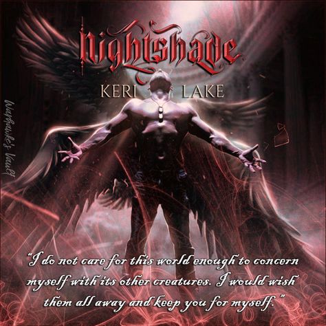 Bittersweet Nightshade Witchcraft, Nightshade Keri Lake, A Day Of Fallen Night Book Cover, Enchanters Nightshade Flower, Keri Lake, The Nightingale Book, Gothic Setting, Long Books, The Heavens