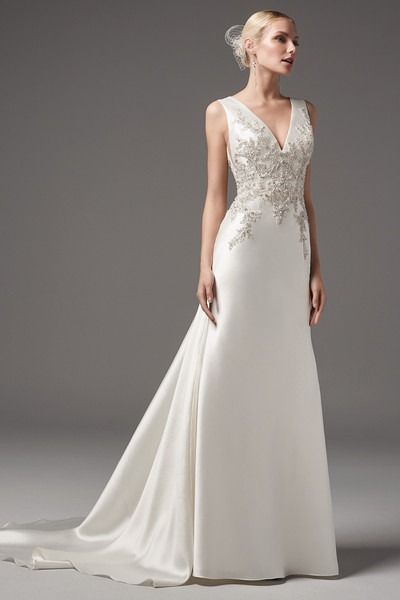 Sheath Bridal Gown, Sottero And Midgley Wedding Dresses, Sottero And Midgley, Floor Length Wedding Dress, Maggie Sottero Wedding Dresses, Gown Photos, Wedding Dress Pictures, Stunning Wedding Dresses, Wedding Dresses Photos