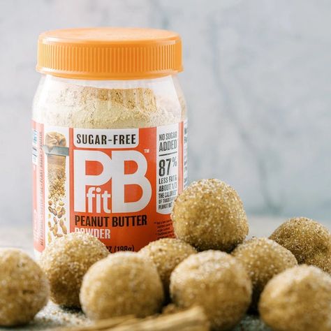 Keto PBfit Snickerdoodle Protein Balls Snickerdoodle Balls, Snickerdoodle Protein Balls, Pb Fit Recipes, Pbfit Recipes, Peanut Butter Protein Powder, Pb2 Recipes, Pb Fit, Cookie Bread, Recipes Peanut Butter