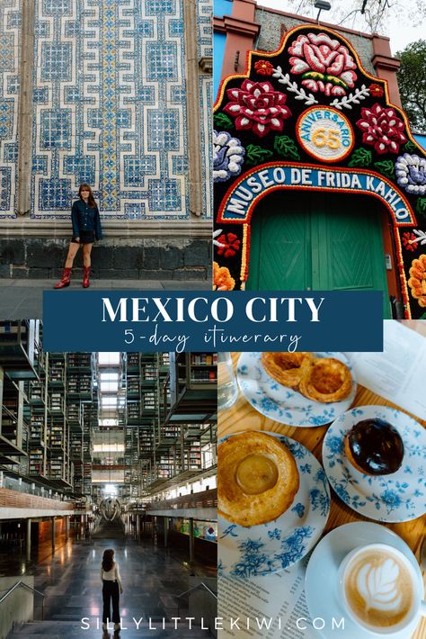 5-day Mexico City Itinerary Mexico City Vacation, Mexico City Travel Guide, Mexico City Travel, Adventure Photos, México City, Cultural Activities, Quintana Roo, City Trip, Food Culture