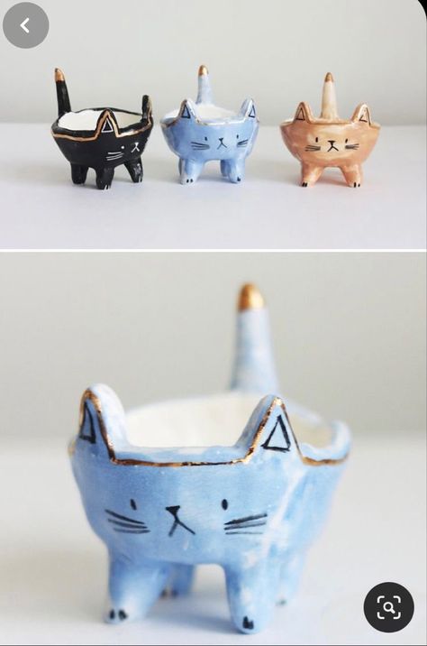 Cat Candle Holder, Candle Holder Ceramic, Katt Grejer, Candle Holder Wedding, Cat Candle, Sculptures Céramiques, Cerámica Ideas, Pottery Handbuilding, Diy Ceramic