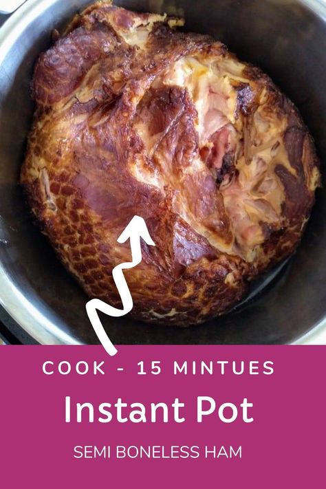 Ham In Instant Pot, Ham In The Instant Pot, Instant Pot Ham Recipe, Pressure Cooker Ham, Cook A Ham, Cook Ham, Types Of Ham, Precooked Ham, Ham In The Oven