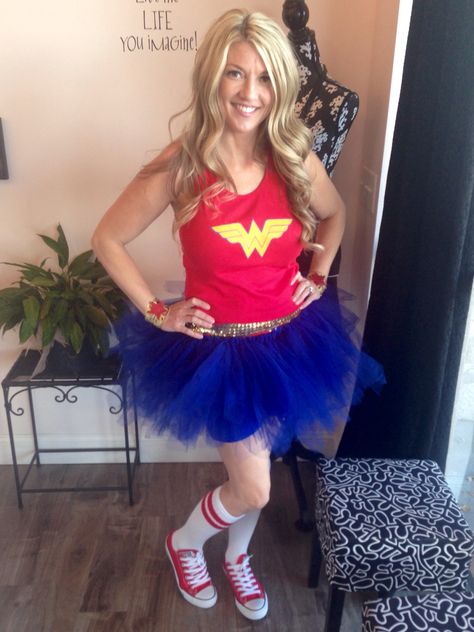 Wonder Woman #wonderwoman Halloween Costume  #halloween with Tutu Halloween Costume With Tutu, Wonder Woman Halloween, Wonder Woman Tutu, Halloween Tutu Costumes, Wonder Woman Halloween Costume, October Fashion, Wonder Woman Costume, Tutu Costumes, Halloween Women