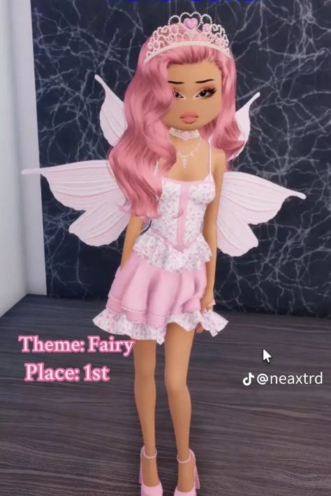 Character dressed as a fairy in pink wins first place in theme competition. Long Black Gloves, Roblox Fashion, Dress Impress, Dress To Impress Outfits, Roblox Dress, Outfit Combos, Oversized Glasses, Classy Cars, Black Gloves