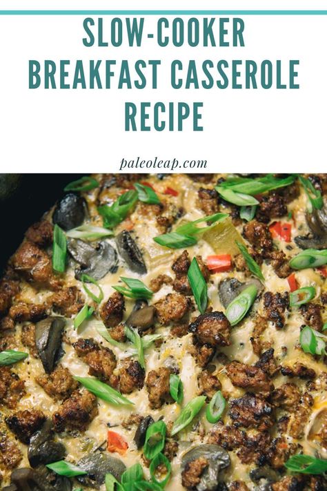 Paleo Crockpot Breakfast, Dairy Free Crockpot Breakfast, Slow Cooker Breakfast Gluten Free, Sweet Breakfast Casserole Crockpot, Breakfast Slow Cooker Recipes, W30 Breakfast, Crockpot Dairy Free, Baptism Brunch, Dairy Free Breakfast Casserole