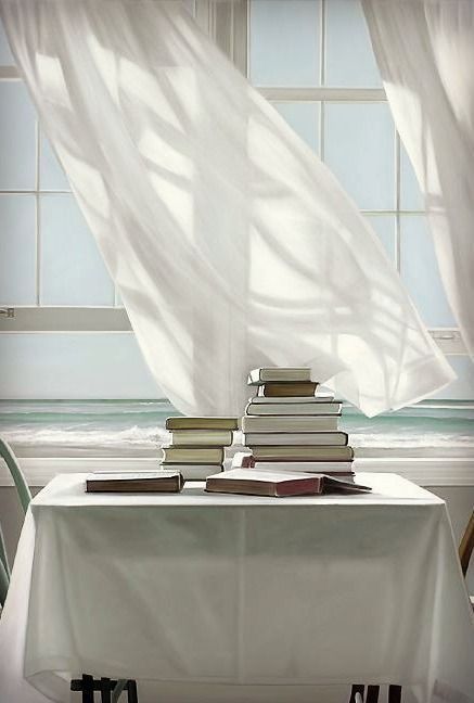 Cottage By The Sea, Window View, Beach Reading, Through The Window, Summer Breeze, White Aesthetic, Coastal Living, 인테리어 디자인, Feng Shui