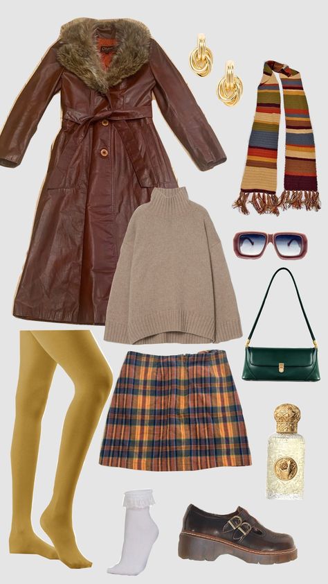 70s inspired fall outfit ✨️🍂 60s Fall Outfits, 70s Christmas Outfit, 70s Work Outfit, Winter 70s Outfits, 70s Winter Outfits, 70s Fall Outfits, 70s Dress Outfit, 80s Winter Outfits, 70s Winter Fashion