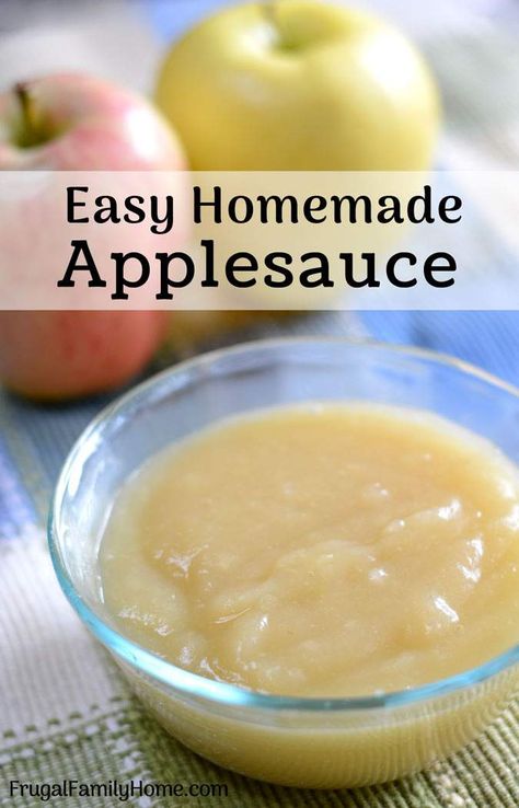 Baby Applesauce, Homemade Applesauce Recipes, How To Make Applesauce, Applesauce Recipe, Apple Sauce Recipes, Homemade Applesauce, Homemade Baby Foods, Apple Sauce, Cooked Apples