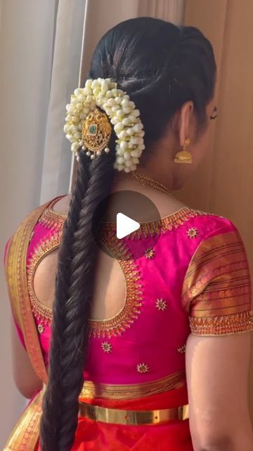 South Indian Hairstyle, Healthy Face, Traditional Hairstyle, Telugu Wedding, Telugu Brides, Interesting Ideas, Wedding Hairstyle, South Indian Wedding, Bride Style