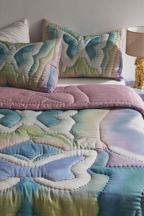 Aura Butterfly Comforter Set | Urban Outfitters Japan - Clothing, Music, Home & Accessories Aura Butterfly, Cotton Comforter Set, Uo Home, Dream Rooms, Aesthetic Bedroom, Dream House Decor, Comforter Set, Aesthetic Room Decor, Aesthetic Room