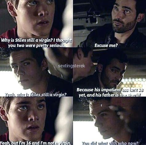 Pack Mom Stiles, Wolf Ships, Teen Wolf Fan Art, Teen Wolf Scenes, Teen Wolf Art, Sterek Fanart, Fandom Jokes, Teen Wolf Ships, Teen Wolf Quotes