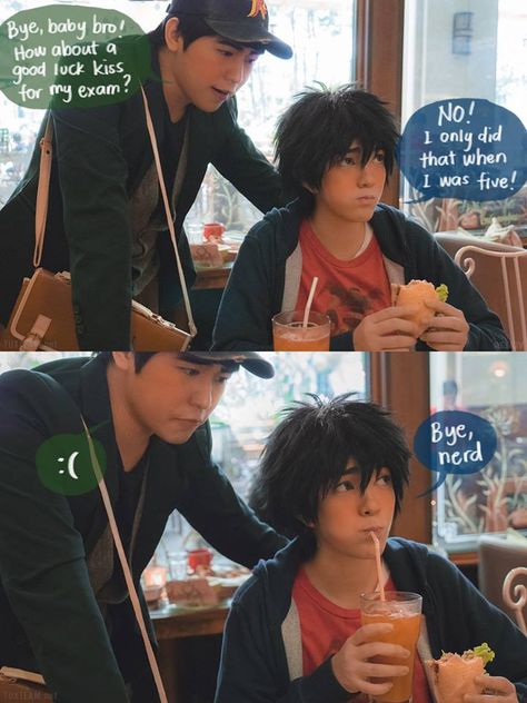 【 Big Hero 6 】 Hiro Hamada • Jin (behindinfinity) Tadashi Hamada • Miguel - merkymerx photography • Reskiy Hiro Hamada X Miguel, Hiro Hamada Fanart, Big Hero 6 Hiro X Miguel, Aged Up Hiro Hamada, Big Hero 6 Honey Lemon And Tadashi, Big Hero 6 Tadashi Alive, Hiro Hamada Fanart Older, Tadashi Hamada, Hiro Hamada