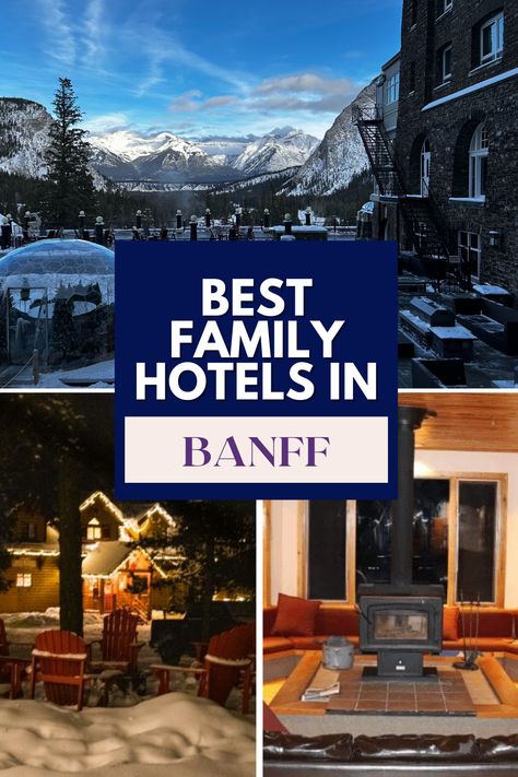 Are you looking for the best hotels in Banff for families? Here are our favorite family-friendly hotels in Banff Banff Alberta Canada, Canadian Road Trip, Fairmont Banff Springs, Fairmont Banff, Traveling With Kids, Banff Alberta, Family Friendly Hotels, Canada Road Trip, Family Hotel