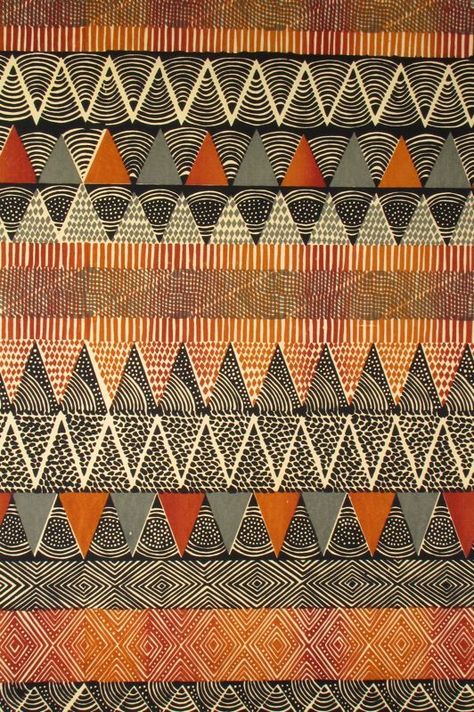 Photo for Zig Zag Natural Mais Screen Printing Motifs, African Pattern Design, African Textile, African Decor, African Textiles, African Pattern, African Print Fabric, Ethnic Patterns, African Design