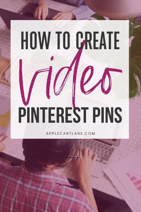 How to Create Video Pinterest Pins // Applecart Lane -- #pinteresttips #pinterestmarketing #pinterestgraphics #pinterestvideo How To Make Videos On Pinterest, How To Make A Video On Pinterest, Pinterest Tutorials, Pinterest Marketing Business, Learn Pinterest, Pinterest Hacks, Pinterest Video, Etsy Marketing, Pinterest Seo