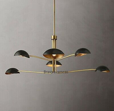 Find many great new & used options and get the best deals for 1950's TIER BRASS BLACK CEILING FIXTURE CHANDELIER SPUTNIK STILNOVO INDUSTRIAL at the best online prices at eBay! Free shipping for many products! Asian Restaurant Design, Rh Lighting, Restoration Hardware Lighting, Family Room Lighting, Acrylic Chandelier, Beach House Living Room, Vintage Ceiling Lights, Round Chandelier, Black Ceiling