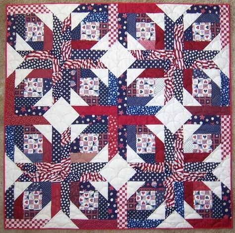 pineapple blossom quilt in black and red | pineapple blossom patriotic Patriotic Log Cabin Quilt Patterns, Pineapple Blossom Quilt, Qov Quilts, Pineapple Quilts, Red Pineapple, Blossom Quilt, Americana Quilts, American Flag Quilt, Pineapple Quilt