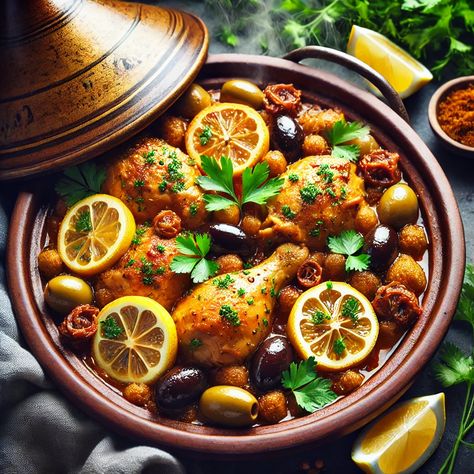 Here’s a traditional Moroccan Chicken Tagine recipe with a step-by-step guide for preparation. You can use a tagine pot or a regular heavy-bottomed pot if you don't have a tagine. This recipe is a classic way to enjoy the rich flavors of Morocco. Tagine Recipes Chicken, Moroccan Chicken Tagine, Tagine Pot, Moroccan Tagine, Chicken Pumpkin, Chicken Tagine, Tagine Recipes, Moroccan Chicken, Traditional Recipes