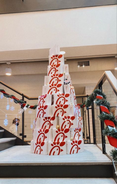 Chick Fil A, Christmas Tree, Christmas