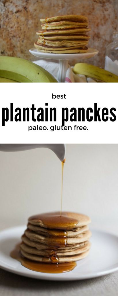 Plantain Pancakes, Weekend Breakfast Recipes, Aip Breakfast, Gluten Free Breakfast Recipes, Plantain Recipes, Baked Pancakes, Paleo Vegetarian, Gluten Free Recipes For Breakfast, Cassava Flour