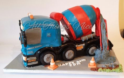 Duper Cake, Chocolate Orange Cake, Truck Birthday Cakes, Orange Buttercream, Construction Cake, Cakes To Make, Truck Cake, Orange Chocolate Cake, Truck Cakes