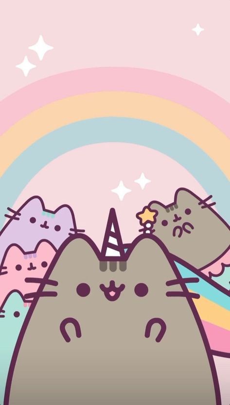 Cute Pusheen, Pusheen Birthday, Pusheen The Cat, Pusheen Cute, Pusheen Cat, Funny Phone Wallpaper, Cat Cute, Kawaii Wallpaper, Cat Wallpaper