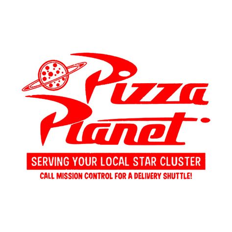 Diy Pizza Planet Sign, Pizza Planet Svg, Pizza Planet Printable, Pizza Planet Sign, Pizza Planeta, Planet Logo, Toy Story Theme, Pizza Planet, Toy Story Cakes