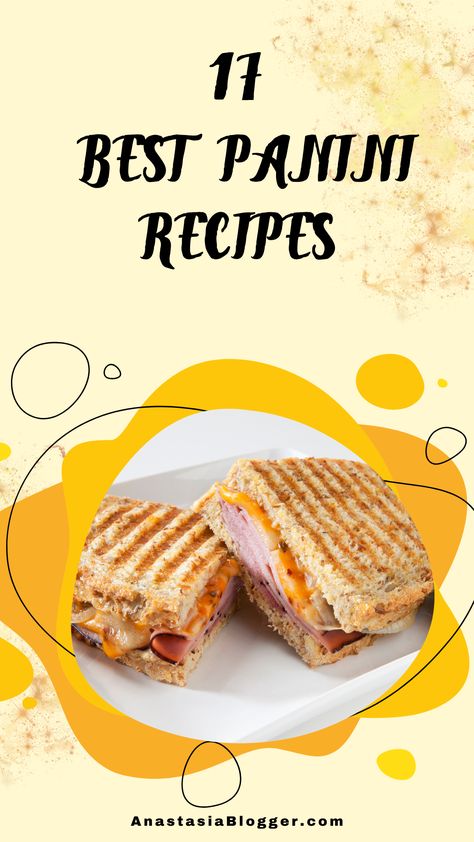 Craving a delicious, melty, and cozy panini straight from Italy? Look no further! We've gathered 17 of the BEST panini recipes that are easy and incredibly tasty. Prepare to impress your friends and family with these mouthwatering Italian sandwich creations! Don't miss out, follow us for more delectable dishes that will take your taste buds on a culinary journey! Dinner Panini Recipes, Panini Recipes Easy, Italian Panini Recipes, Easy Panini Sandwiches, Paninis Sandwiches Recipes, Panini Sandwiches Recipes, Panini Grill Recipes, Easy Panini Recipes, Sourdough Sandwich Recipes