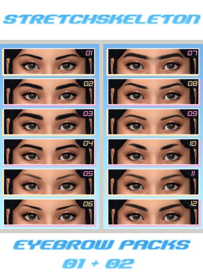 Sims 4 Maxis Match Eyebrows, Maxis Match Eyebrows, Sims 4 Maxis Match, Sims 4 Traits, Sims 4 Mm Cc, Sims 4 Body Mods, Sims 4 Cc Skin, Tumblr Sims 4, Sims 4 Cc Folder