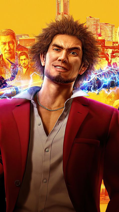 Yakuza Like A Dragon Ichiban Kasuga, Like A Dragon Yakuza, Yakuza Ichiban, Ichiban Kasuga, Yakuza Like A Dragon, Fire Pfp, Yakuza Game, Yakuza Anime, Yakuza Series