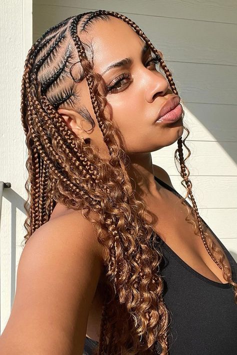 Wavy Twists, Sleek Cornrows, Spring Twist Hairstyles, Fairy Hairstyle, Sharp Features, Braids Boho, Blonde Ends, Bohemian Braids, All Hairstyles