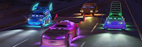 Cars Tuner Scene, Cars The Movie, Disney Cars Wallpaper, Cars 2006, Car Banner, Tokyo Drift Cars, Twitter Header Pictures, Car Tattoos, Header Pictures