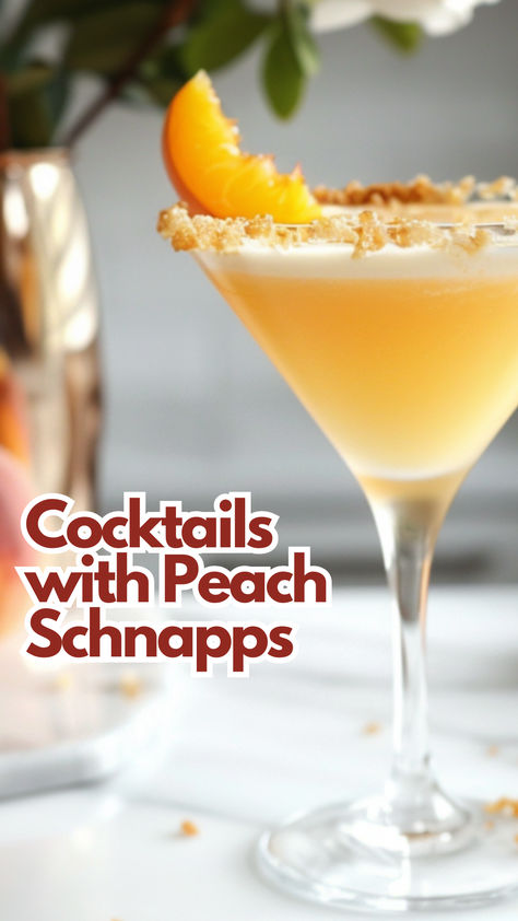 Cocktails with Peach Schnapps Peach Snaps Shots, Peach Snaps Cocktails, Peach Schnapps Cocktails, Cocktails With Peach Schnapps, Drinks With Peach Schnapps, Peach Schnapps Drinks Recipes, Peach Schnapps Drinks, Mint Cocktails, Fuzzy Navel