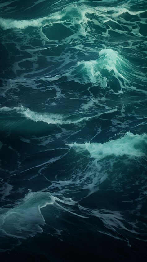 Immerse yourself in the chaotic yet beautiful dance of stormy waves, painting a vivid picture of nature's relentless energy and captivating fury. Foggy Ocean Aesthetic, Foggy Ocean, Dnd Gods, Ocean Scape, Stormy Waves, Chaotic Beauty, Ocean Surface, Stormy Ocean, District 4