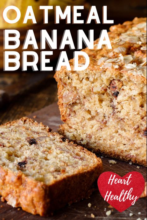 Tender loaf of banana bread with a slice to the side. Warm and comforting photo.