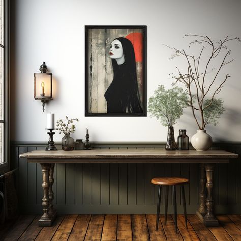 I Wish You Would | Dark Academia Wall Art Print Gothic Wall Decor by RavenSkullGothHouse on Etsy Whimsigoth Drawing, Drawing Oil Painting, Dark Academia Wall Art, Academia Wall Art, Cottagecore Whimsigoth, Dark Academia Wall, Gothic Wall Decor, Space Between Us, Dark Cottagecore