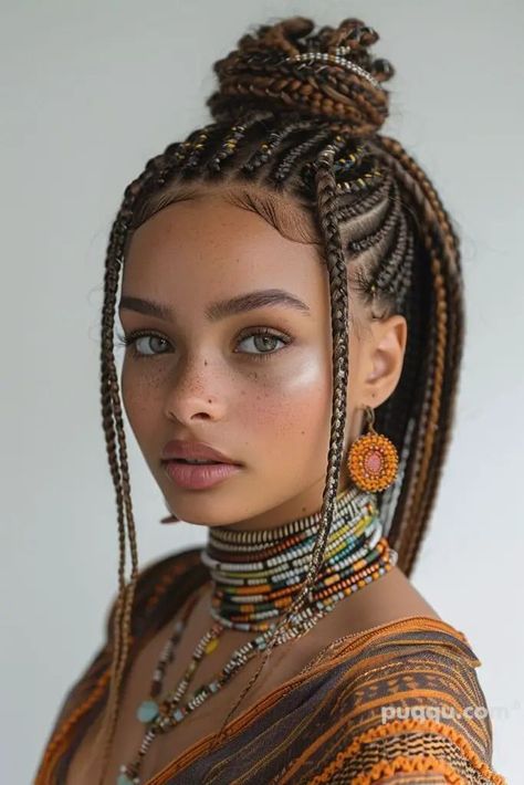 Straight Back Styles, Κούρεμα Bob, Goddess Braids Hairstyles, Fishtail Braid, Fulani Braids, Coily Hair, Goddess Braids, Protective Hairstyles, Womens Haircuts