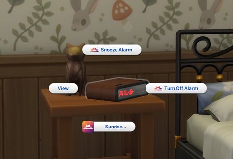 Sims 4 Functional Cc, Sims 4 Functional, Sunrise Alarm, Sims 4 Cas Mods, Sunrise Alarm Clock, Play Sims 4, Sims 4 Bedroom, The Sims 4 Packs, Sims 4 Children