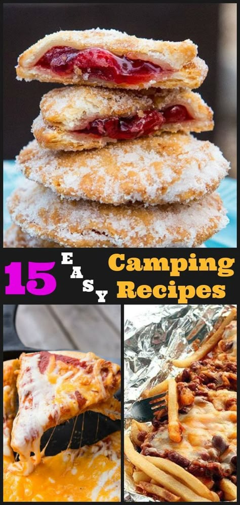 15 Quick and Easy Camping Recipes. These are all tested and are delicious!! #camping #recipes #firepit #grilling #castiron #RVing #outdoors #cookingwithfire #fire #dessert #recipe #BBQ Easy Camping Recipes, Campfire Meals, Camp Meals, Camping Clothing, Camping Foods, Camping Meal, Camping Desserts, Campfire Recipes, Dutch Oven Camping