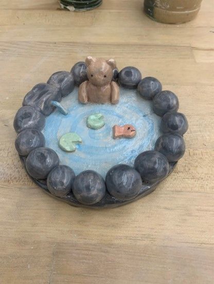 Dry Clay Ideas, Air Dry Clay Ideas, Clay Bear, Memory Board, Clay Diy Projects, Cute Fairy, Clay Ideas, Dry Clay, Diy Clay