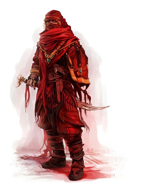 Argarith.. blood Warrior assassin Arte Ninja, Dark Sun, Fantasy Male, Fantasy Armor, Fantasy Warrior, Arte Fantasy, Fantasy Rpg, Fantasy Inspiration, Medieval Fantasy