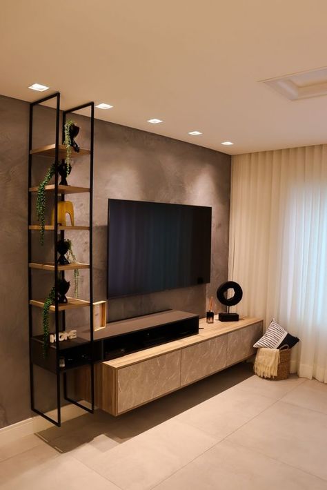 Wooden TV Wall Design Trends 2024: Modern Luxury to Rustic Charm Tv Unit Designs, Tv Unit Design Modern, House Wall Design, Modern Tv Wall, Modern Tv Units, Living Room Tv Unit Designs, Casa Country, Tv Units, Tv Wall Design