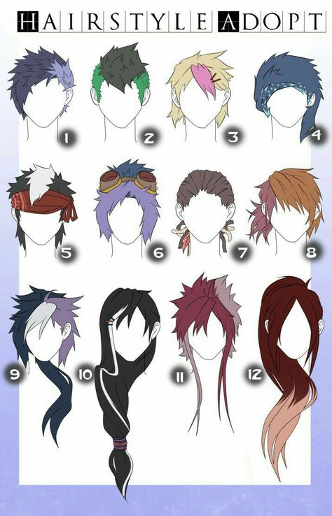 Hairstyles For Anime, Hair Colors And Styles, Anime Hairstyles Male, Anime Haircut, Male Hairstyles, Pelo Anime, الفن الرقمي, Manga Hair, Anime Boy Hair