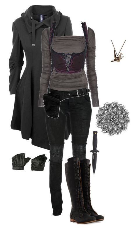 Archery Clothes Outfits, The 100 Inspired Outfits, Grounder Outfit, The 100 Outfits Inspiration, Post Apocalyptic Outfit Women, Twd Clothes, Twd Outfits, Zombie Apocalypse Outfit, Origami Jewellery