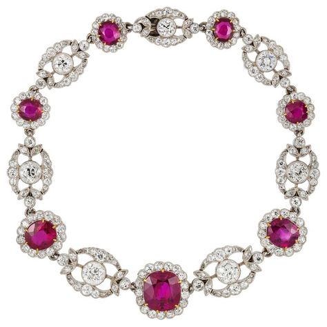 Check out this item from 1stdibs! Edwardian Ruby and Diamond Bracelet: https://www.1stdibs.com/id-j_11179452 Harry Winston Diamond, Royal Ruby, Edwardian Jewelry, Ruby Bracelet, Twisted Bracelet, Art Deco Bracelet, Diamond Weave, Victorian Gold, Art Deco Diamond