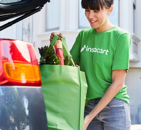 Instacart - Become a Shopper Quick Easy Money, Instacart Shopper, Menu Branding, Job List, Grocery Delivery Service, Work Anywhere, Onboarding Process, Fresh Groceries, Instant Cash