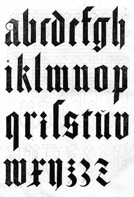 Old English style font! by Jüstin Doom, via Flickr Old English Alphabet, Alfabet Font, Inspiration Typographie, Mises En Page Design Graphique, Calligraphy Fonts Alphabet, English Calligraphy, Gothic Lettering, Old English Font, Typography Alphabet