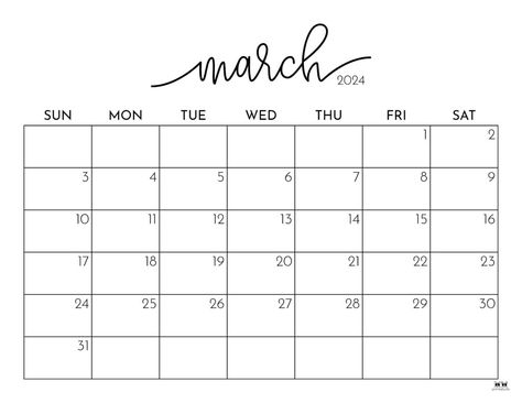 The perfect weather isn't quite here but that doesn't mean it's not busy! Choose from 50 March 2024 calendars to stay organized! FREE! Print from home! Feb 2024 Calendar, March Calendar 2024, March 2024 Calendar, Calender Print, Planer 2024, Calendar Landscape, Calendar March, Bullet Journal Ideas Templates, Sticker Organization