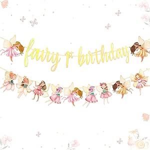 Fairy Birthday Party Decorations, Fairies Party, Banner Flower, Fairy Theme Party, Garden Baby Showers, Fairy Birthday Party, Fairy Party, First Birthday Decorations, Baby Shower Supplies